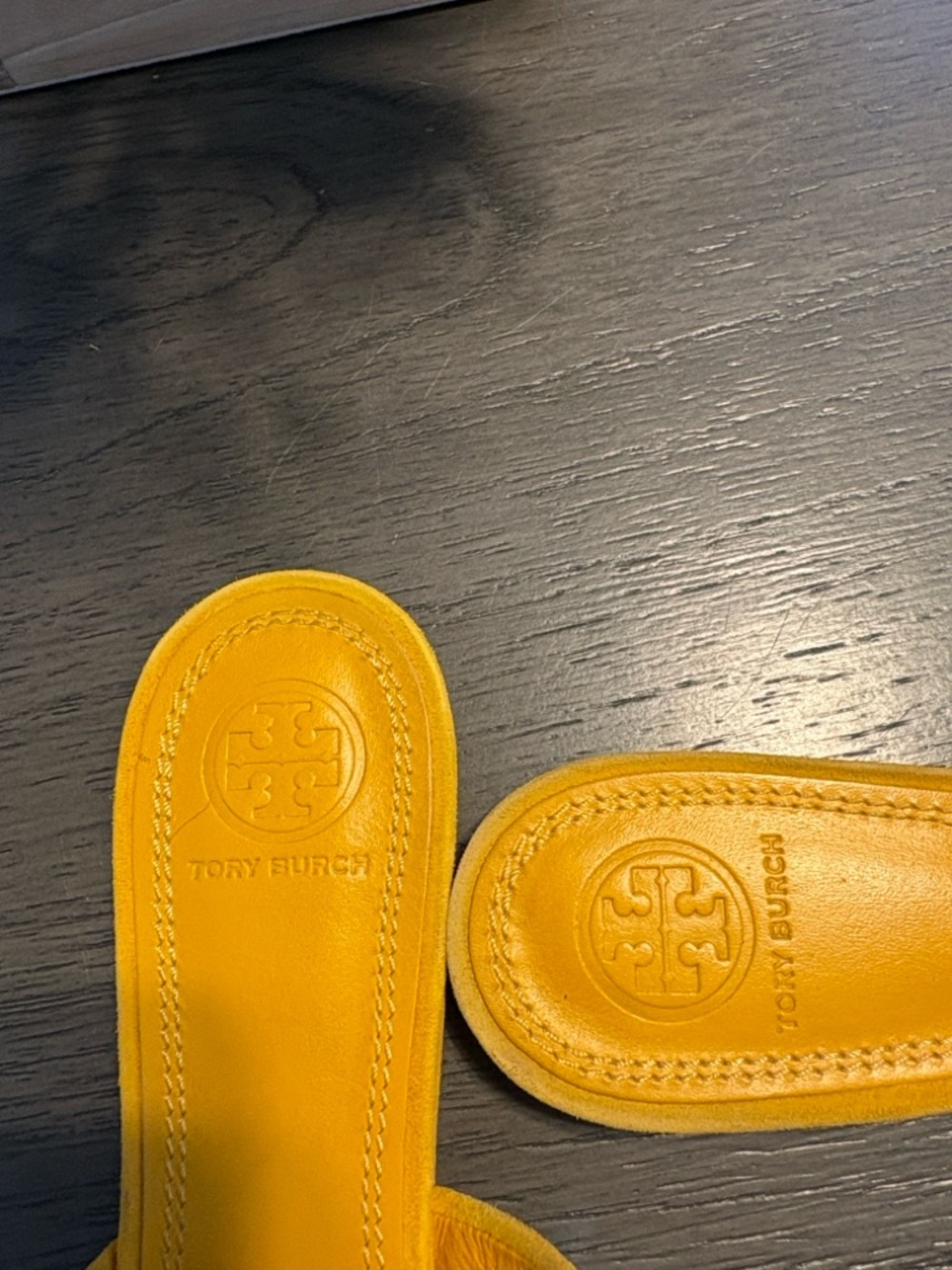 Tory Burch Elora Mirrored Slides - Picture 7 of 8